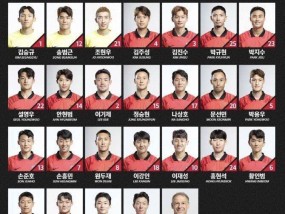 韩国队公布球员号码：孙兴慜7号，孙准浩依旧保留13号球衣