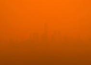 美国纽约空气污染指数爆表：实时画面可怕 加拿大山火爆发所致！