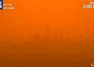 加拿大野火烟雾扩散至美国 纽约空气污染爆表！