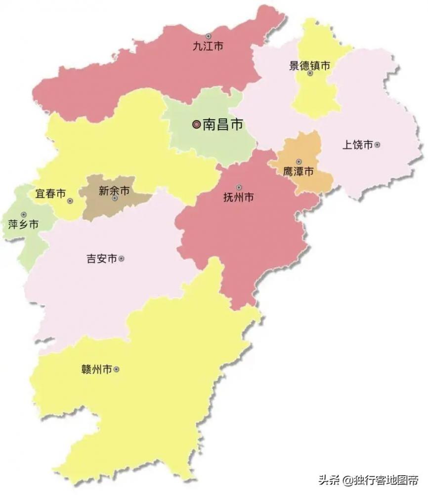 九江地区地图图片