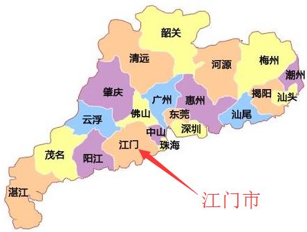 江门五邑地图全图图片