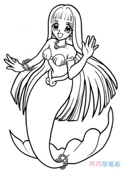 可以参考一下【真珠美人鱼】这部动画,它的鱼尾画得很漂亮