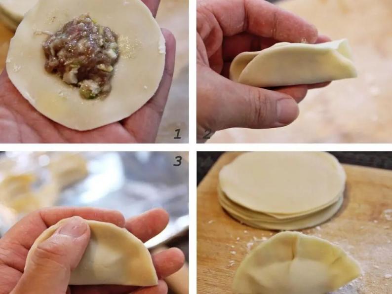 包饺子的手法视频教程,包饺子的手法作文(轻松简单的几中包饺子方法)